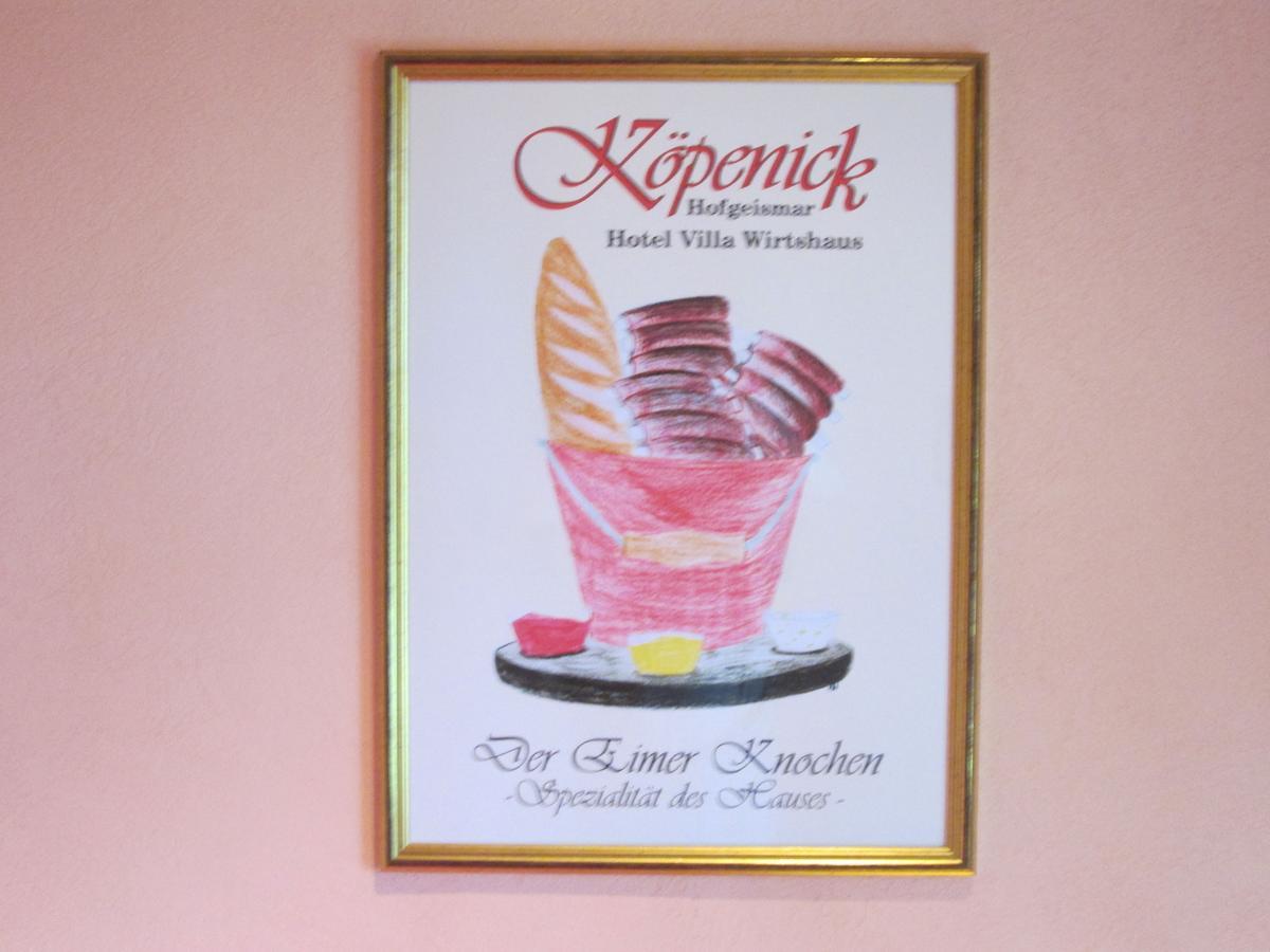 Hotel Villa Wirtshaus Koepenick Hofgeismar Dış mekan fotoğraf
